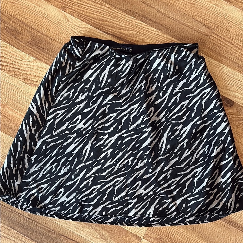 Abercrombie Zebra Print Skirt